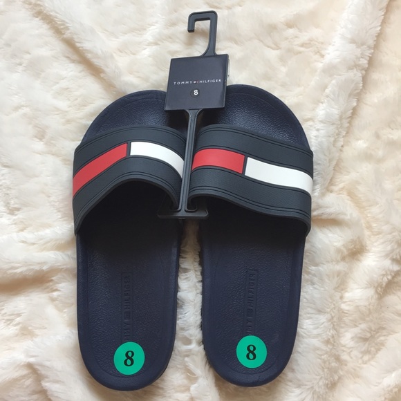 NEW Tommy Hilfiger Mirror Slides - Picture 2 of 7